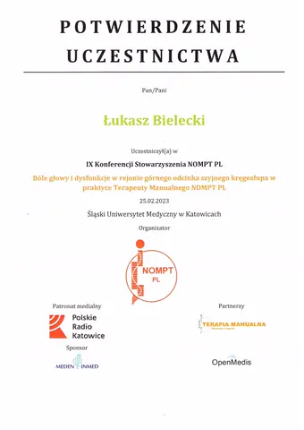 Skan: IX Konferencja NOMPT PL — Łukasz Bielecki